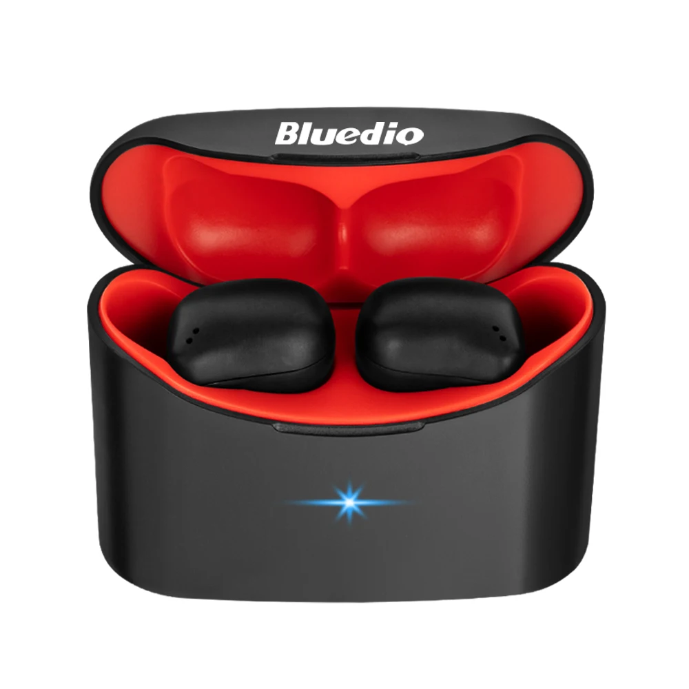  Беспроводные наушники Bluedio ELF2, водонепроницаемые спортивные наушники-вкладыши с зарядным устройством 