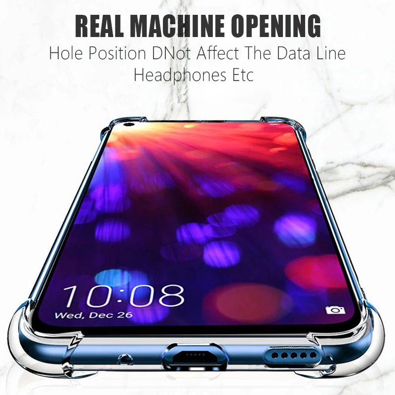 Прозрачный чехол для телефона из ТПУ с воздушной подушкой huawei P20 P30 Pro Lite mate 20 Nova 3