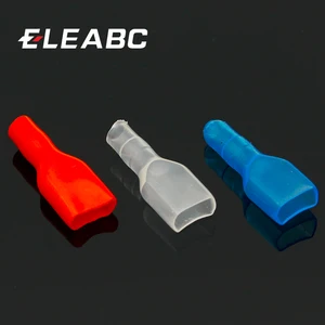 50 шт. чехол для 6,3 мм обжимной клеммный коннектор 6,3 Клеммная крышка