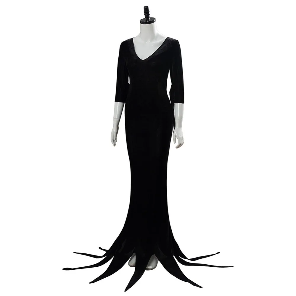 Костюм Morticia Addams семейный костюм для косплея костюм Morticia Addams