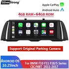 4 + 64G Android 10 Автомобильный мультимедийный плеер для BMW 5 серии F10 F11 520i 2010 2016 CIC NBT Авторадио Навигация стерео GPS 4G
