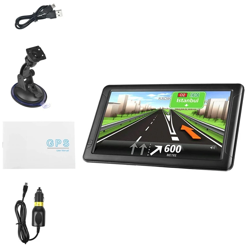 Gps-навигатор для автомобиля-9 дюймов HD Автомобильный gps-навигатор Емкостный
