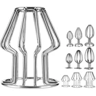 Новинка 2022, полые анальные пробки из нержавеющей стали, металлическое Анальное вагинальное зеркало, Анальный расширитель массажер простаты, Bdsm, интимные игрушки для женщин