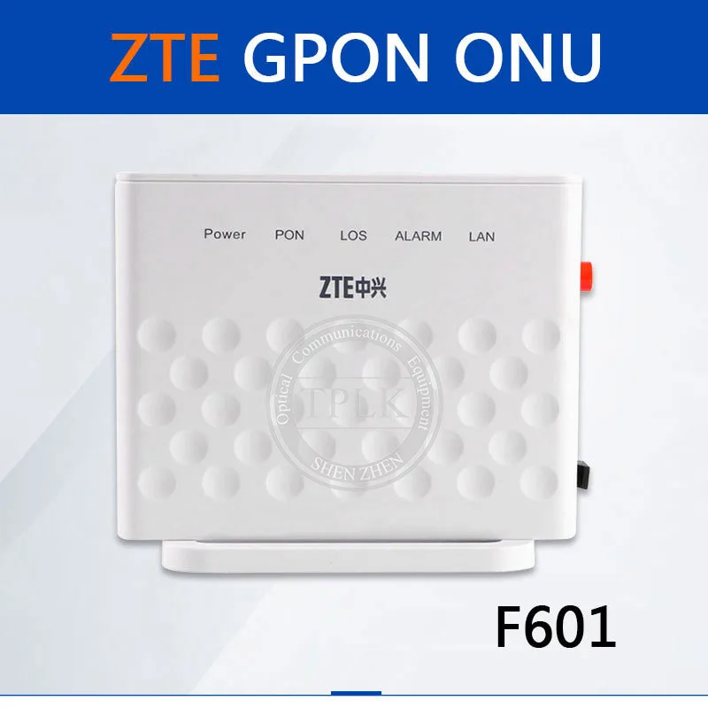 Оригинальный терминал ONT ZXA10 ZXHN F601 ONU с портом 1GE английская версия Ethernet порт 50