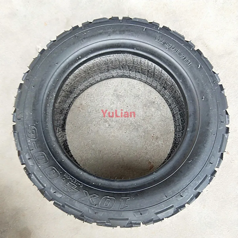 ATV Electric Scooter 10 Inch Vacuum Tire 10x4.00-6 Tubless Common to 3.50-6 | Motorcycle Tires &amp Wheels