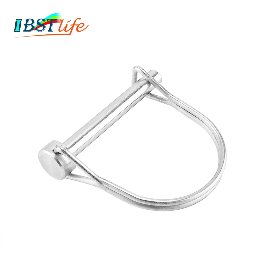 

Stainless Steel 316 PTO Pin Round Arch Wire Shaft Locking Lock Pin Safety Coupler Pin Retainer Farm Trailers Wagons Lawn Garden