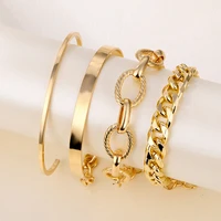tocona bohemian gold tassel bracelets for armbanden voor dames geometric leaves beads layered hand chain charm bracelet set