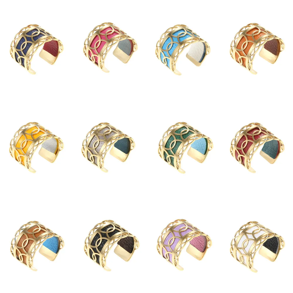 Кремо Bagues Pour Femme Кольца из нержавейки Bijoux (украшения своими руками) красочные