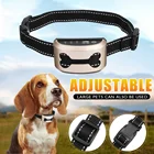 Ошейник для собак с защитой от лая, перезаряжаемый, водонепроницаемый, против лая