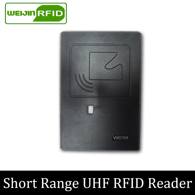 UHF RFID считыватель rs232 485 ethernet VIKITEK 61S короткий диапазон интегрированный считыватель используется мануфактура производственной линии и контроля доступа