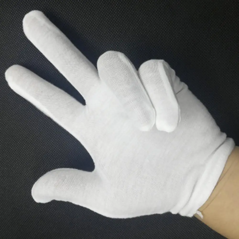 6 Pair Working Serving Wear Resistant Hand Protective Gloves Cotton Blends Manicure Sweat-proof Labor Insurance Non-Slip | Безопасность