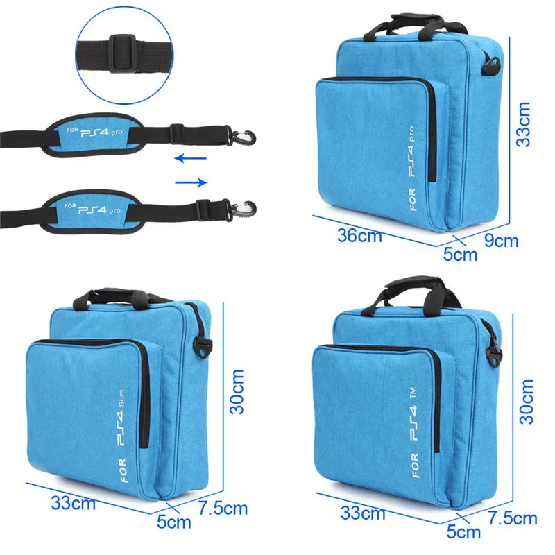 Сумка Slim Game System для PS4 / Pro защитный холщовый чехол на плечо консоли PlayStation 4