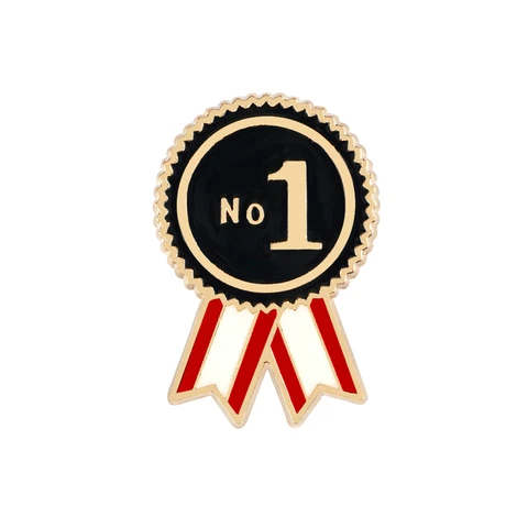 Металлическая брошь Reliatonny