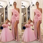 2021 новые милые платья для мамы и дочери с розовыми цветами для девочек на свадьбу с открытыми плечами с цветами для девочек нарядное платье для выпускного вечера для детей Commu