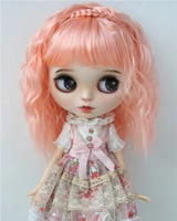 jusuns wigs jd633 9 10inch 10 11inch princess curl with lovely braiding band synthetic mohair bjd wig blythes accessories