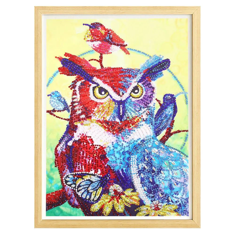 

Pintura diamante redondo 5D animal DIY punto de cruz iris mosaico pintura decorativa para el hogar regalo acaba de llegar