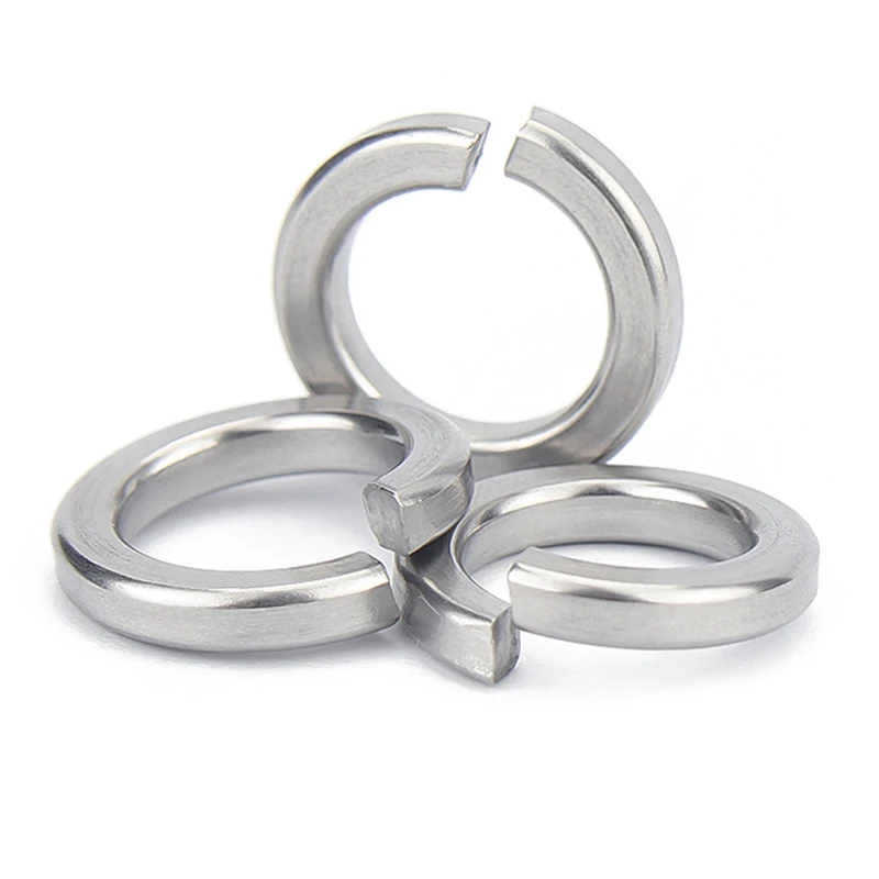 

1/50/100pcs GB93 A2 304 Stainless Steel Spring Split Lock Washer M1.6 M2 M2.5 M3 M4 M5 M6 M8 M10 M12 M16 M20 M24 Elastic Gasket