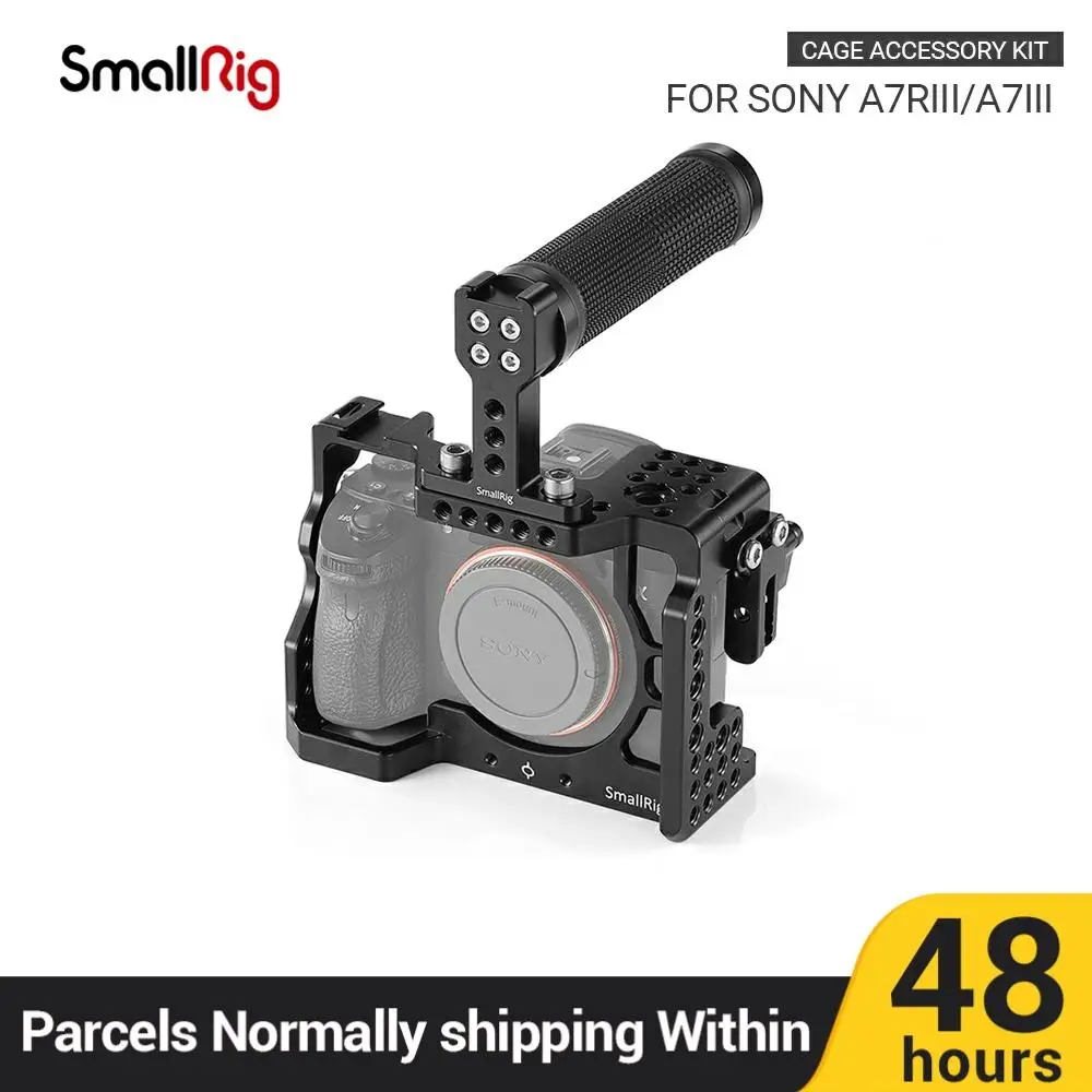Клетка для камеры SmallRig A7M3 Sony A7R III / A7III поставляется с замком и резиновой