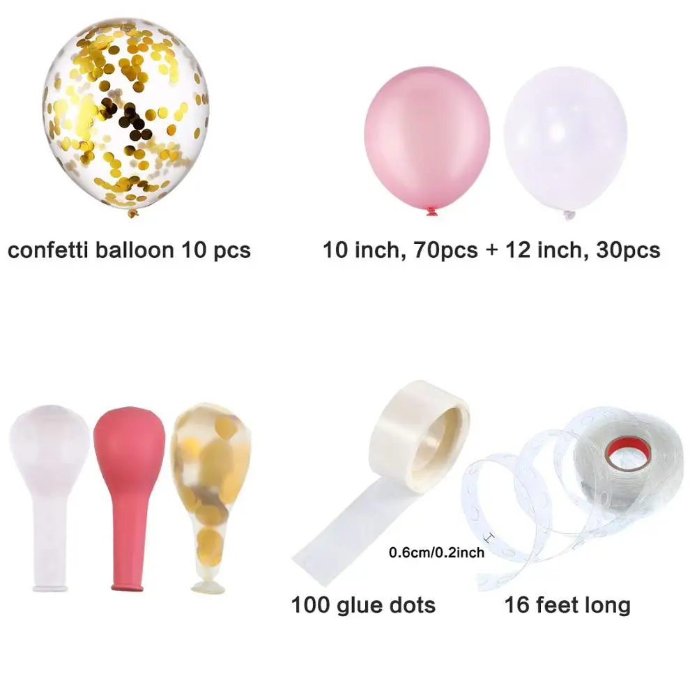 2019 арочный мост Набор воздушных шаров 112 шт включая латексные воздушные шары клей