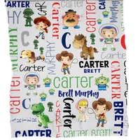 Carter Toy Baby Flannel Blanket Super Soft Warm Polyester Microfiber Bed Lightweight Sofa Couch Plush Throw
