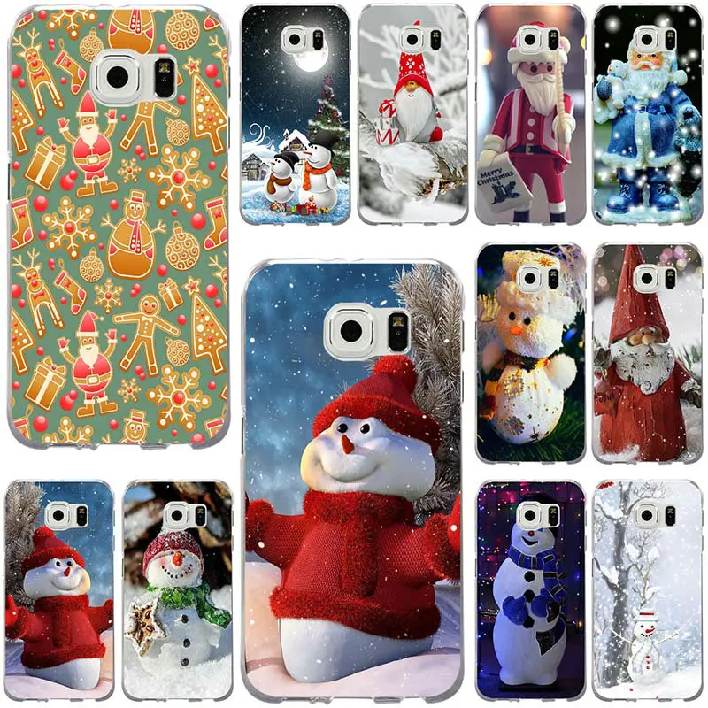 Чехол для телефона Samsung Galaxy Note 2 3 5 8 9 S2 S3 S5 Mini S6 S7 S8 S9 S10 Edge Plus Lite Санта Клаус