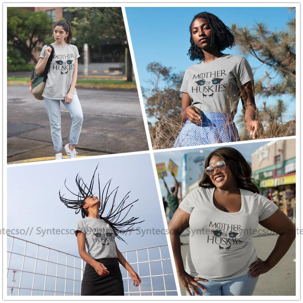 Футболка с Хаски для мамы и дочки футболка коротким рукавом фиолетового цвета