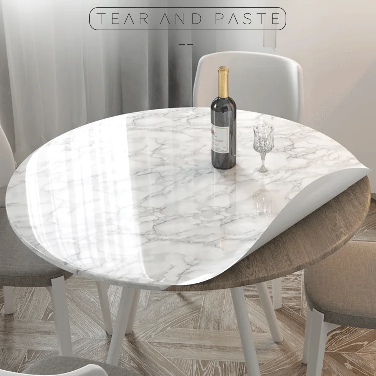 

Self Adhesive Panel Furniture Stickers Waterproof Aesthetic Kitchen Covering Film Tile Autocollant Mural Bedroom Decor DA60TM