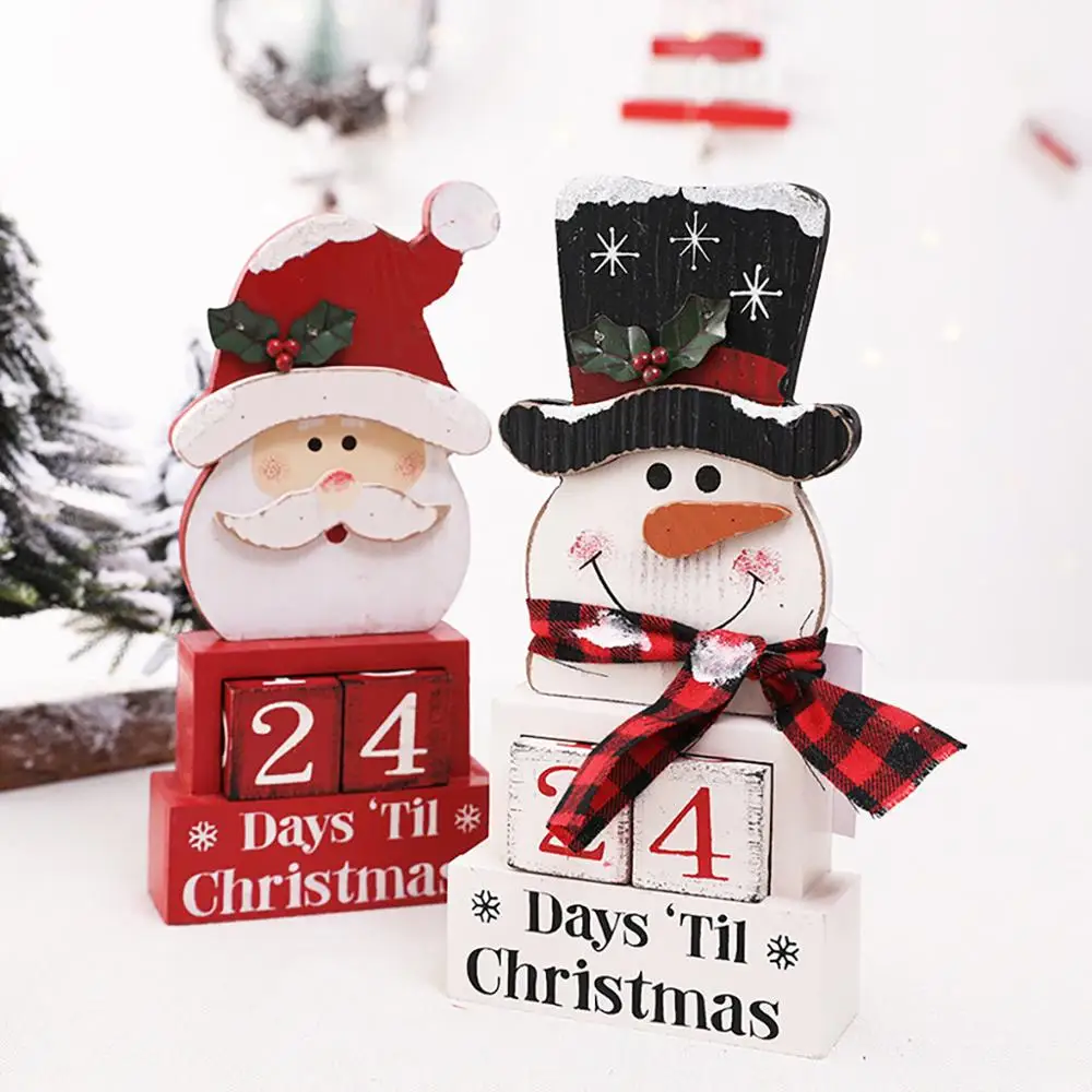 Адвент-календарь navidad 2019 Рождественский календарь Санта-Клаус Декор