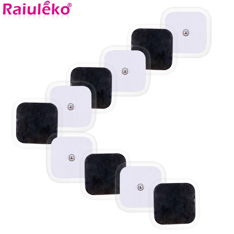 

50P Electrode Pads Tens Physiotherapeutic Patches Replacement EMS Electronic Physiotherapy Massager Massagers Machine Stimulator
