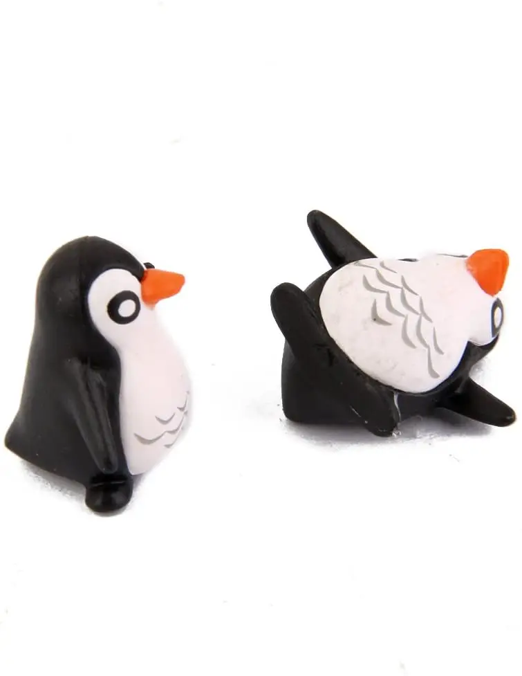 10pcs Miniature Penguin Bonsai Ornaments Micro Landscape Decoration 2 x 1cm | Дом и сад