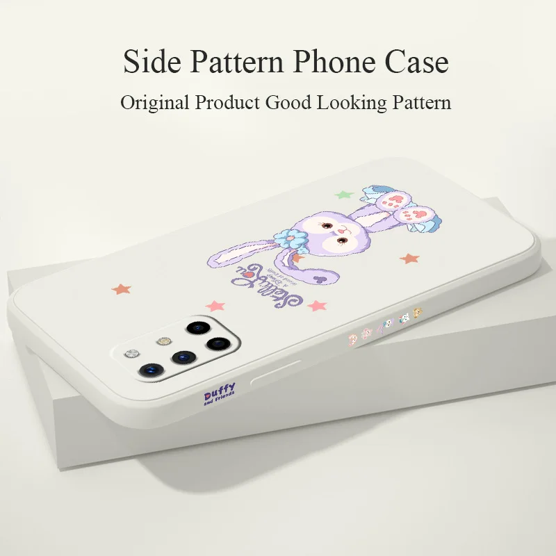 

Cute Bunny Shockproof Liquid Silicone Cover Case For Oneplus 8t 9 9pro pro Camera Lens Protection Ultra Thin Phone Case Coque