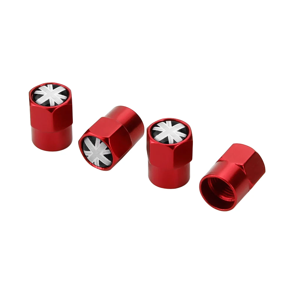 Для британский флаг логотип крышки стержня вентиля шины Стикеры аксессуар для