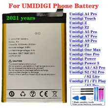 New Original Battery For UMI Umidigi F1 Play F2 A9 / A7 / A5 / A3 / A1 Pro Z2 Z Touch One Max One Pro Power 3 S2 Pro Lite S3 Pro