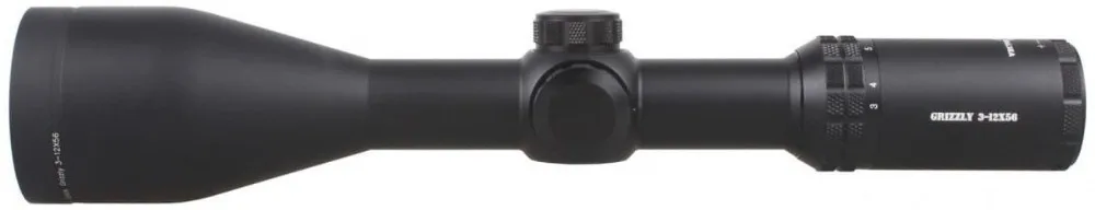 Vector Optics Grizzly 3-12x56 Riflescope For Hunting Center Dot Illuminated With German#4 Etched Glass Reticle Long Eyerelief