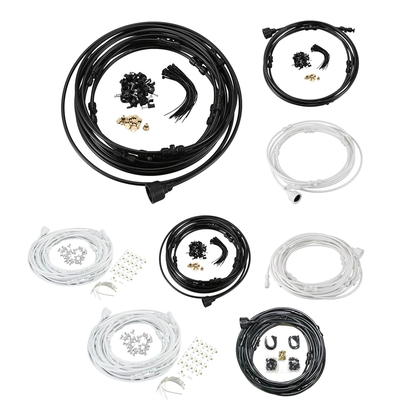 ПЭ трубы открытый запотевание система охлаждения комплект для теплицы сад патио