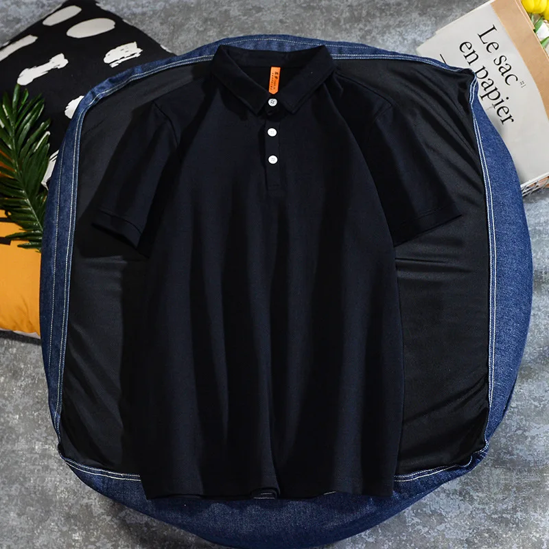 

Polo Shirt Men's Casual Fit Slim Top T-Shirt Summer Basic Solid Color Short-Sleeved Shirt Men Clothing Tops