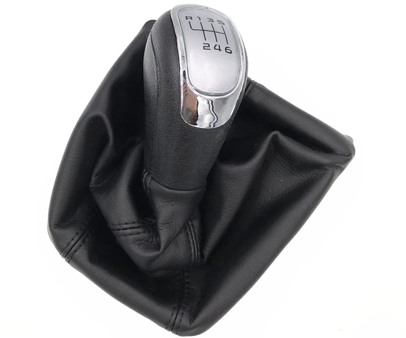 6 Speed Manual Gear Shift Knob Gaiter Boot Cover Case HZTWFC-14.10 For Skoda Octavia II 09-12 Superb 08-12 Yeti | Автомобили и