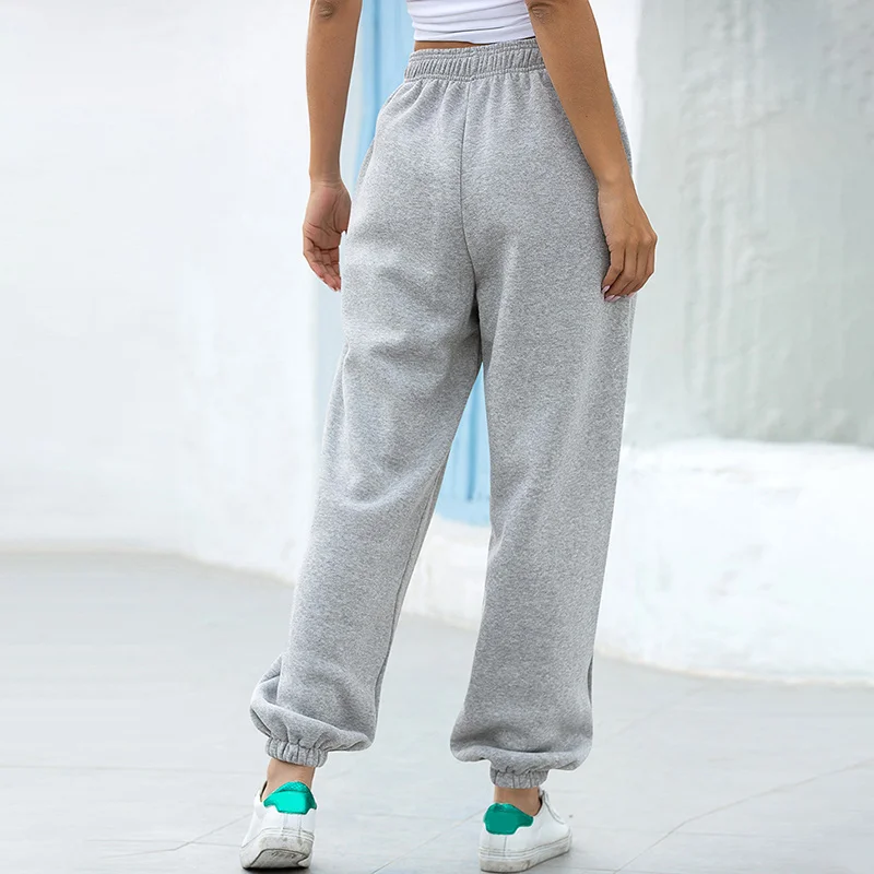 Брюки женские осенние однотонные с эластичным поясом 2021 | Женская одежда