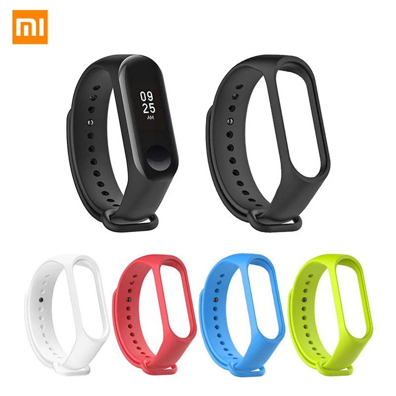 

Силиконовый водонепроницаемый смарт-браслет Xiaomi, сменный регулируемый ремешок для наручных часов Mi Band 4 и Mi Band 3