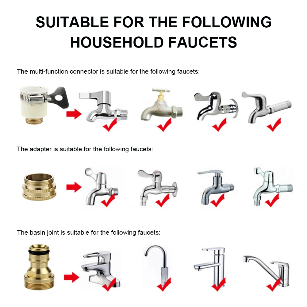 

High Pressure Washer Gun 15m/30m Expandable Garden Hose Rotatable Nozzles with 3 Connectors for Car Cleaning Garden Yard