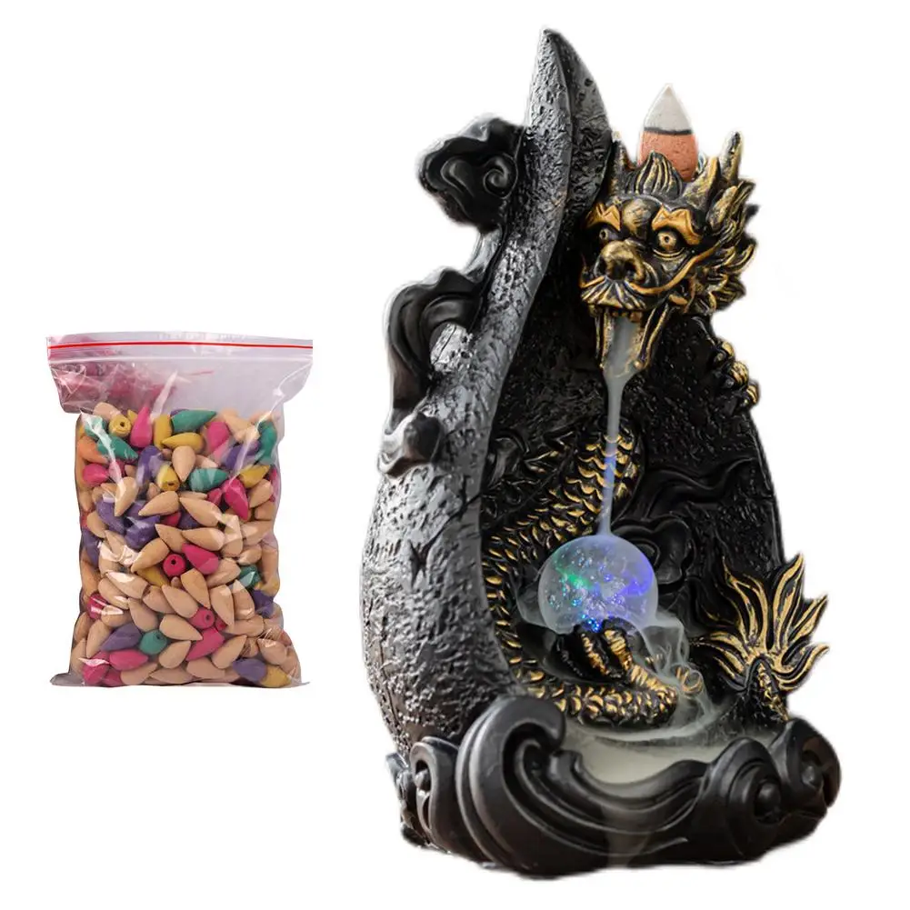 Курильница для благовоний ручной работы с обратным потоком - Цена: 