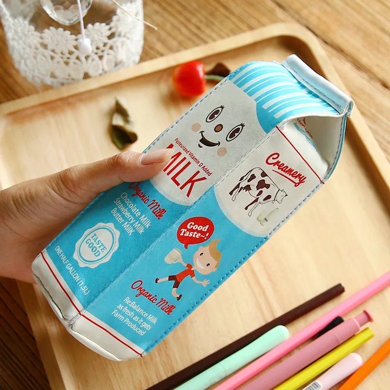 205x64mm Kawaii Students Back To School Stationery Pencil Bag Korean Desk Organizer Cute Pens and Pencils Pouch Office Supplies |