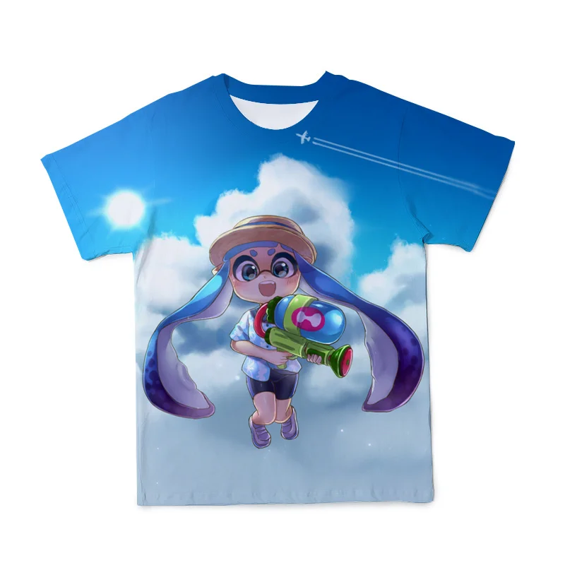 

Shoot Game T-shirt For Girls Boys Cartoon Pattern Children's Cothing Many Colors 3D Print T-shirt For Kids 4T-14T