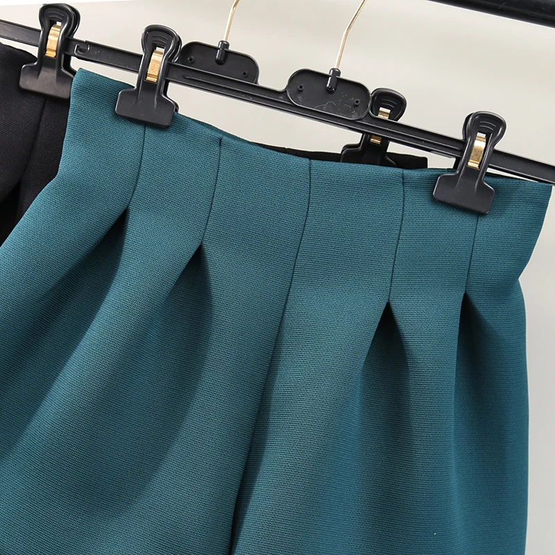 Женские шорты с завышенной талией однотонные облегающие брюки-фонарики