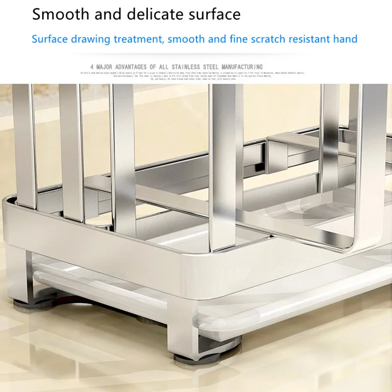 304 нержавеющая сталь многофункциональные кухонные стеллажи ножи разделочная