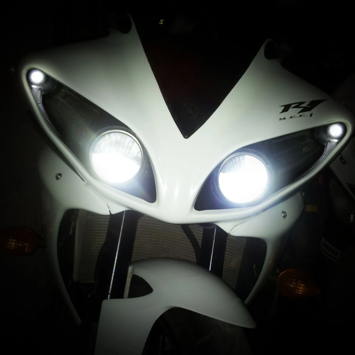 KT LED Motorcycle Headlight Assembly for Yamaha YZF R1 2012-2014 Front Headlamp Completed |
