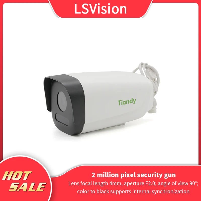 Камера видеонаблюдения LSVision H.265 POE 2-мегапиксельная IP-камера водонепроницаемая
