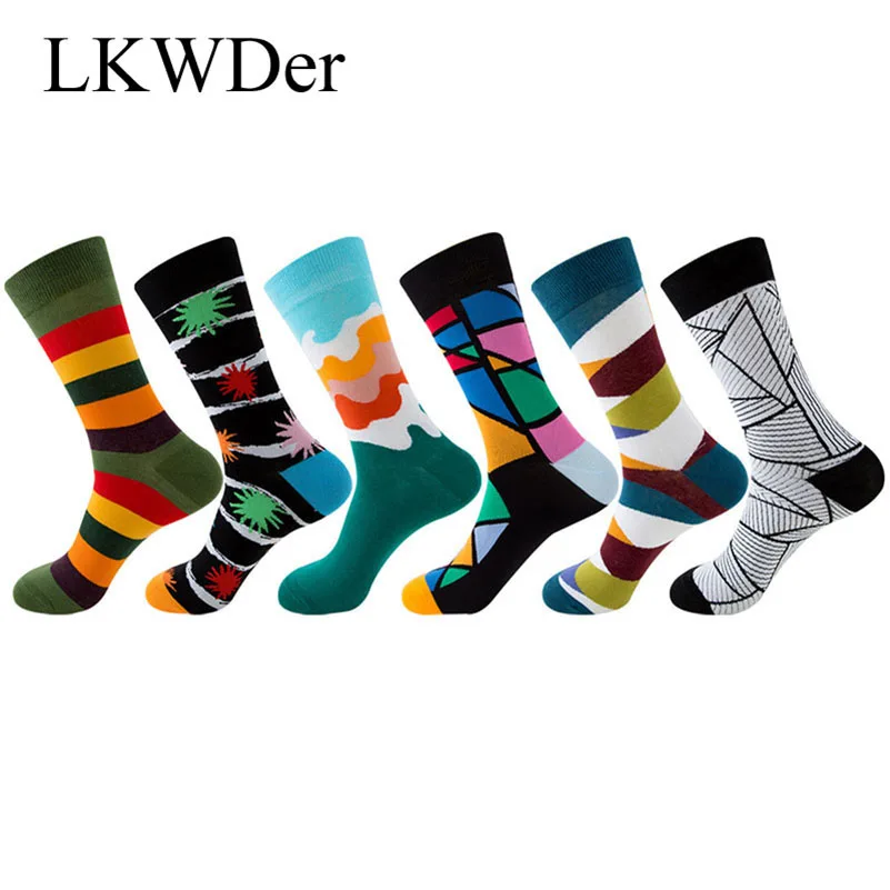 

LKWDer 3 пары детских хлопковых утепленных колготок на новый продукт полосатые мужские носки квадратный длинные носки без пятки Для женщин; Об...