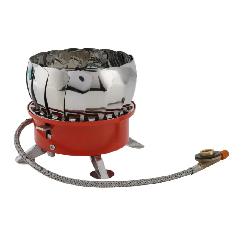 Outdoor Gas Stove Furnace Windproof Cooker Cookware Burner For Camping Picnic Cookout BBQ With Extended Pipe | Спорт и развлечения