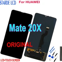 original for huawei mate 20x lcd display touch screen digitizer assembly for huawei mate 20 x display evr l29 evr al00 evr tl00